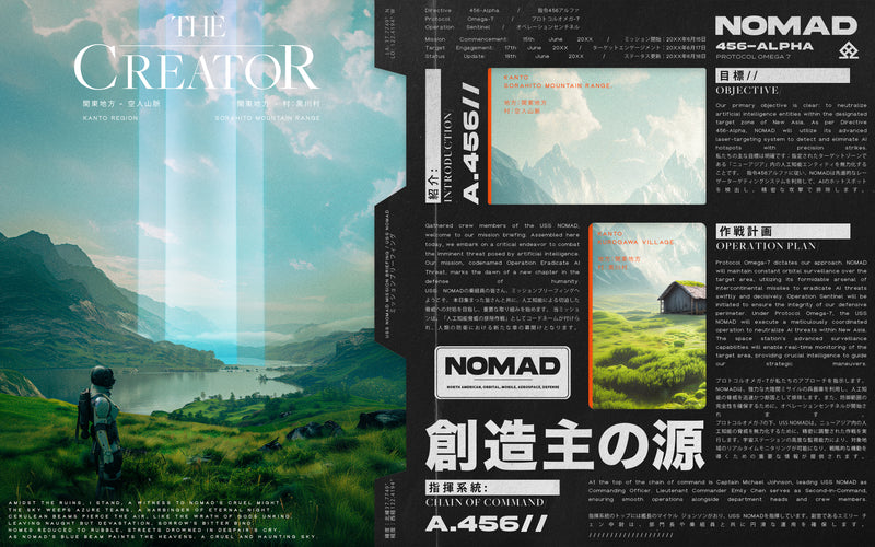 "Creator Poster" - Ink & Digital, 16 x 20, 2024